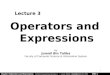 1 Chapter 3:Operators and Expressions| SCP1103 Programming Technique C | Jumail, FSKSM, UTM, 2006 | Last Updated: July 2006 Slide 1 Operators and Expressions