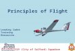 319 (City of Salford) Squadron Principles of Flight Leading Cadet Training Resources