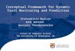 Conceptual Framework for Dynamic Trust Monitoring and Prediction Olufunmilola Onolaja Rami Bahsoon Georgios Theodoropoulos School of Computer Science The