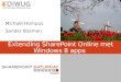 Extending SharePoint Online met Windows 8 apps. Voorstellen