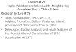 Lecture # 20 Topic: Pakistan's relations with Neighboring Countries Part I: China & Iran Recap of lecture # 19 Topic: Constitution 1962, 1973, III Origins,