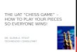 THE UAT “CHESS GAME” – HOW TO PLAY YOUR PIECES SO EVERYONE WINS! DR. GLENN A. STOUT TECHNOLOGY CONSULTANT