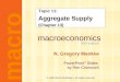 Macroeconomics fifth edition N. Gregory Mankiw PowerPoint ® Slides by Ron Cronovich macro © 2002 Worth Publishers, all rights reserved Topic 11: Aggregate