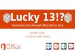 Lucky 13!? Transitioning from Microsoft Office 2010 to 2013 Jennifer Luper Lincolnton High School