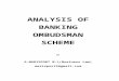 analysis of the banking ombudsman scheme
