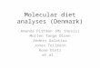 Molecular diet analyses (Denmark) Amanda Pittman (Ms thesis) Morten Tange Olsen Anders Galatius Jonas Teilmann Rune Dietz et al