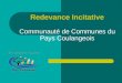 Redevance Incitative Communauté de Communes du Pays Coulangeois