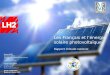 Les Français et lénergie solaire photovoltaïque Rapport détude national  Dorine MARO Directrice adjointe Département Energies-Environnement 01
