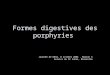 Formes digestives des porphyries Journée de DESS, 8 octobre 2004. Marion S Service du Pr Sahel, Marseille