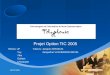 18/03/20041 Projet Option TIC 2005 Elèves: JP Tuy Yibo Gaëtan Christophe Tuteurs: Jacques MISSELIS Jacqueline VACHERAND-REVEL
