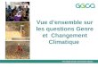 The Global Gender and Climate Alliance Vue densemble sur les questions Genre et Changement Climatique