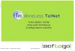 1 WireLess TelNet – configuration usuelle  Tn52 (5250 / 3278) Instructif technique Configuration usuelle