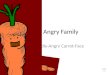 The Angry Family Mrs Mildly-Angry Carrot-Face Bonjour ! Je mappelle Mrs Mildly- Angry Carrot-Face. Hello. My name is Mrs Mildly-Angry Carrot-Face