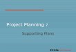 9 Project Supporting Plans (short)