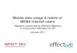 Mobile Internet - Mobile Usage & Habits of MENA Internet users, January 2011