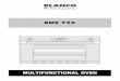 Blanco Wall Oven BMS755