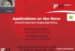 Applications on the Move  Karl-Heinrich Anders k.anders@fh-kaernten.at Christoph Erlacher c.erlacher@fh-kaernten.at