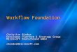 Workflow Foundation Christian Binder Developer Platform & Strategy Group Microsoft Deutschland GmbH cbinder@microsoft.com
