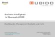 Cubido business solutions gmbh Haidfeldstrasse 33 A-4060 Leonding office@cubido.at +43 (70) 671155 DW Business Intelligence in Sharepoint 2010 Dashboards,