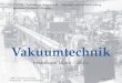 Vakuumtechnik Praktikum 16.04 – 20.04 20.04.20121 CERN - German Internship Programme - Dominik Schweitzer TE-VSC : Technology department – Vacuum, surfaces