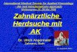 Dr. Angermaier 2006 1 Zahnärztliche Herdsuche mit AK Dr. Ulrich Angermaier Zahnarzt, Roth International Medical Society for Applied Kinesiology - the real