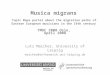 Institut für Informatik Automatische Sprachverarbeitung Musica migrans Topic Maps portal about the migration paths of Eastern European musicians in the