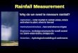 Rainfall Measurements