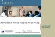 Advanced Fixed Asset Reporting