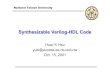 (eBook - PDF) Synthesizable Verilog-HDL Code - Circuit Design