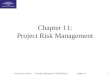 Chap11 Project Risk Management