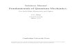 Tang C.L. Fundamentals of Quantum Mechanics.. Solutions Manual (CUP, 2005)(72s)_PQmtb