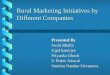 Rural Marketing Initiatives by Different Companies