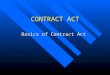 Basics of 20Contract Act[1]