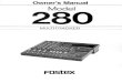 Fostex 280 4track Owners Manual