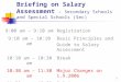 Changes in Salary Assessment (Sec Sch)