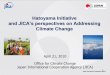 Hatoyama Initiative and JICA's Perspective on Addressing Climate Change
