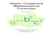 Waste Water Useful Mathematical Conversion