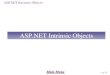 Chapter 9 - ASP.NET Intrinsic Objects