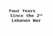 Hezbollah Activity in South Lebanon Since the 2nd Lebanon War