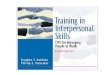 Interpersonal Skill Workbook