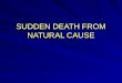 03 Sudden Death From Natural Cause