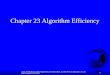 23 Slide Algorithm Efficiency