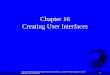 16 Slide Creating User Interface