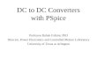 dc to dc converters using ORCAD spice