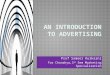 An Introduction to Advertising