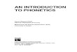 10169673 an Introduction to Phonetics