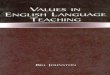 Values in English Language Teaching 0805842934