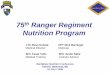 US Army Ranger Nutrition Program
