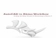 AutoCAD to Rhino Workflow