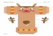 How to create your own Christmas Paper Craft: Reindeer Paper Box